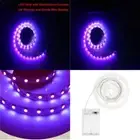 USB/Battery Powered Ultraviolet LED Strip 50ft Lights Blacklight UV Tape Lamp/