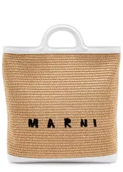Marni Tropicalia Raffia top Handle bag - Natural ONE SIZE