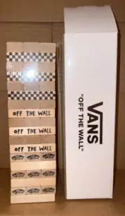 Vans Family Exclusive - 54 Pieces Wooden Block Stacking Game NEW