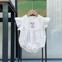 在飛比找蝦皮購物優惠-嬰兒衣服 新生兒衣服 女寶寶衣服 滿月百天服 公主爬服 女嬰