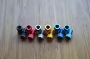 2PC Presta to Schrader tube Adapters---2 pc weights 3 grams