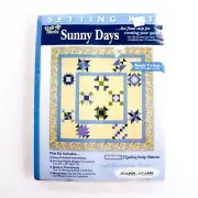 Quilt Blocks Sunny Days Setting Kit 84 x 84 Ready To Sew Pre Cut Fabric Shape