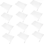 TOVINANNA 12pcs Foaming Mesh Cleansing Bag Saver Pouch Facial Cleaning Soap Bag Soap Saver Bath Foaming Nets Exfoliating Sponge Soap Exfoliating Pouch Soap Bag Scrubber White Pe Network