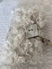 Curly Lambs Wool Fairy Nature Farm Homemade Paper 7.5” Approx 50 Pg Journal