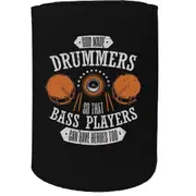 Alcohol Stubby Holder - God Made Drummers Drums - Funny Novelty Birthday Gift Joke Beer Can Bottle