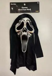 Ghost Face Chrome Mask Spirit - Fun World - Scream