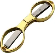 Folding Scissors | String Cutting Portable Tool | Multipurpose Retractable Scissors for Hospital Nursing Home Craft Projects Outdoor Survival Kitchen Prep Sewing