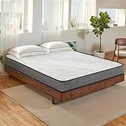 ADVWIN Double Mattress 20CM Thickness, Medium Firm Feel, Pocket Spring Support, High Density Foam and Breathable Euro Top, White