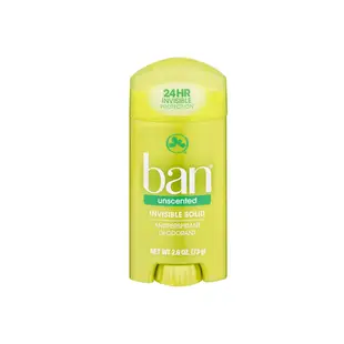 美國BAN盼-旋轉式清新體香膏-無香味綠73g/綠罐