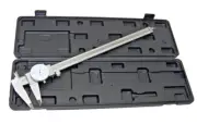 12'' Dial Caliper Stainless Steel .001'' Calipers Ruler Shockproof with case