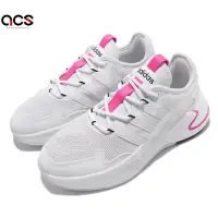 在飛比找Yahoo奇摩購物中心優惠-Adidas 慢跑鞋 Roamer NEO 女鞋 白 桃紅 