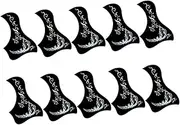 ERINGOGO 10pcs Folk Guitar Pickguards Durable Plastic Protector for Acoustic Guitars Scratch Resistant Design with Patterns Easy Installation Essential Music Instrument Accessories