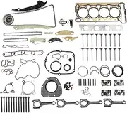 X AUTOHAUX Timing Chain Kit for Audi A3 A4 A5 A6 TT 2.0L for VW CC Golf GTI Passat No.06H109469T 1 Set