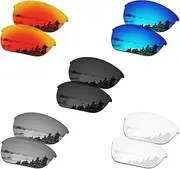 [SmartVLT] Set of 5 Men's Replacement Lenses for Oakley Half Jacket 2.0 Sunglass Combo Pack S01