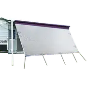 3.7m Caravan Privacy Screen Side Sunscreen Sun Shade for 13' Roll Out Awning