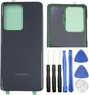 Ubrokeifixit Compatible Housing Rear Glass Back Cover Replacement for Samsung Galaxy S20 Ultra 6.9" LTE G988B/DS,S20 Ultra 5G SM-G988((NOT for S20+ 6.7",NOT for S20 6.2") (Grey)
