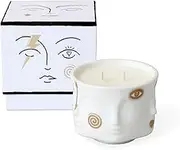 Jonathan Adler Gilded Muse Candle, White and Gold