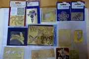 Brass/SS Stencils Large Selection to Choose From Turtle,Butterfly,Dog,Floral,etc