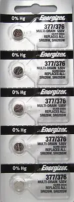 150 Energizer 377 / 376 SR626SW SR626 Watch Batteries