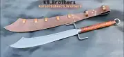 Custom & Handmade Carbon Steel Blade TACTICAL Machete Sword-Full Tang-30-inches.