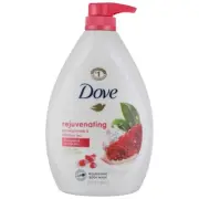 5 Pack Dove Rejuvenating Body Wash, Pomegranate & Hibiscus Tea, 34 fl oz