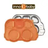 在飛比找遠傳friDay購物優惠-Innobaby 不銹鋼兒童餐具 巴士餐盤 Din Din 