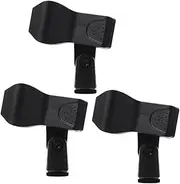 UPKOCH 3pcs Microphone Clips Mic Holder for Microphones Durable Non Slip Clamp Accessories for Live Streaming Recording and Professional Use