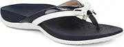 [Vionic] Women's Rest Bella X Flip Flop-Comfotable Slide On Toe Posts Sandals with Orthotic Insole Arch Support, Medium and Wide Widths, Sizes 5-11, Women's Sandals