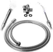 Cleanstream Shower Enema System 6Foot Hose 5Inch And 35Inch Nozzles Water Flow R