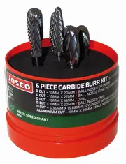 Josco JBS6 - 6 Piece Burr Starter Kit