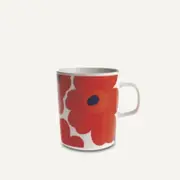 Marimekko Oiva/Unikko Mug - Unikko Red (1 Piece)