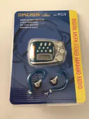 KOSS PP257B - AM/FM Water Resistant Arm Band Sport Radio w/ Belt Clip - NEW