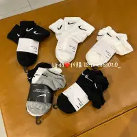 在飛比找蝦皮購物優惠-Linda❤️代購 NIKE 標準款 中筒襪 白襪 黑襪 襪