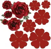 3D Rose Flower Metal Die Cuts,Wedding Flower Leaf Leaves Cutting Dies Cut Stenci