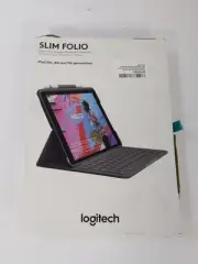 Logitech Ipad (7th, 8th And 9th Generation) Keyboard Case Slim Folio