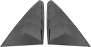 Quarter Side Window Louver Compatible for Morris Garages MG 7 Scoop Cover Vent Carbon Surface Spoiler 2023 2024 Decorative Accessories(Glossy Black)
