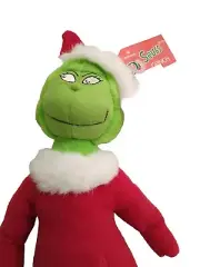 Dr Seuss Grinch Plush Santa Christmas