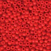 Opaque Red Miyuki Seed Beads 6/0 (6-9408-TB)