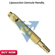 Liposuction Cannula Handle, Stainless, Gold Coated, Premium sr