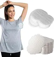 LAKJUOZ Pack of 60 Armpit Pads, Armpit Sweat Pads, Women's Disposable Underarm Protection Sweating, Invisible Sweat Pads, Underarm Pads Women Men, Perfect Fit, Absorbing Against Sweat