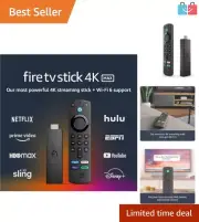 4K Max Streaming Device - Alexa Voice Remote, Wi-Fi 6 for Stunning Entertainment