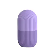 Shrink Pores Sculpt Face Ice Roller to Depuff Ice Facial Cube Massager Purple