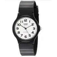 在飛比找博客來優惠-CASIO 卡西歐MQ-24極簡時尚指針中性錶-白面黑字 7