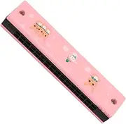 Yardwe Wooden Harmonica for Beginner Mouth Instrument Portable and Durable Harp Easy to Learn Musical Tool for Developing Musical Skills