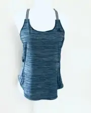 Adidas Performer Strap Climalite Tank Top Shirt Black Gray Womens Size M