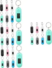 [Angoily] 4sets Electronic Watch Watch Retractable Watch Mini Digital Watch Men Keychain Watch Demagnetizer Tiny Digital Watch Carabiner Watch Lanyard Small Pocket Watch Plastic 6pcs*4