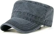 [Generic] Men's Hat Retro Do Old Big Head Circumference Flat Top Hat Men Outdoor Enlarge Deepening Soft Top Sun Shade Duck Tongue Hat