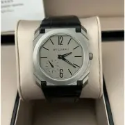 New Bulgari Octo Finissimo Titanium Automatic 40 mm Grey Dial Watch 102711