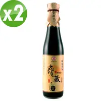 在飛比找momo購物網優惠-【西螺瑞春醬油】甕藏黑豆醬油X2瓶(420ml/瓶)