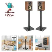 Universal Speaker Stands Pair for Surround Sound, Heavy Duty 28 Inch Bookshel...